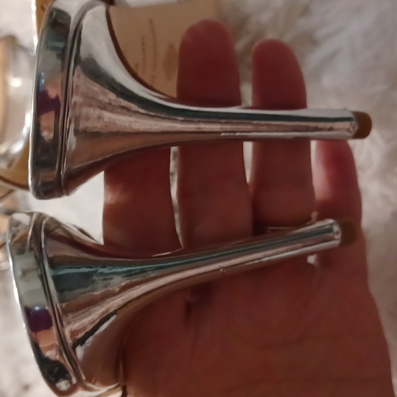 Antonio Melani Faithe Ankle Strap Rhinestone Jewel Detail Heeled Sandals NWT - Picture 10 of 15